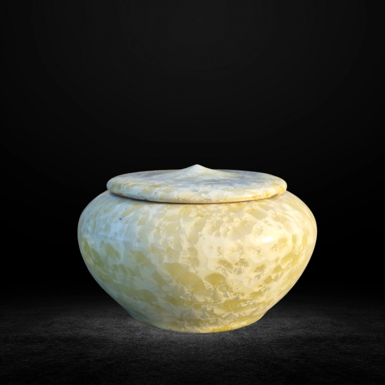 Lumea - Urna ceramiczna dla zwierząt - mała - jasne szkliwo krystaliczne (1).png