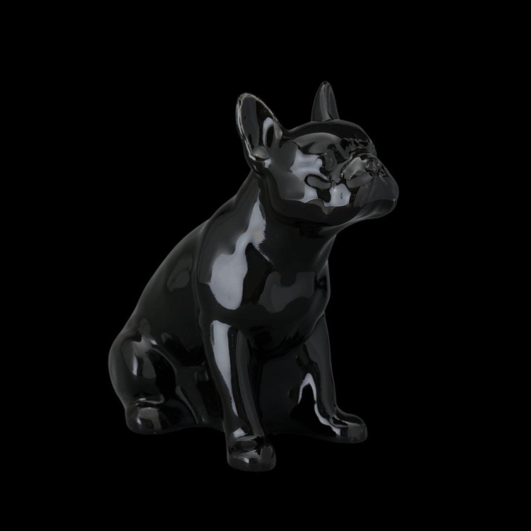 Ceramiczna urna dla zwierząt Buldog czarny połysk  (4).jpg