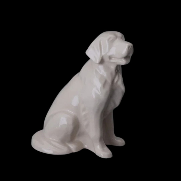 Ceramiczna urna dla zwierząt pies Golden bezbarwny połysk (3).jpg