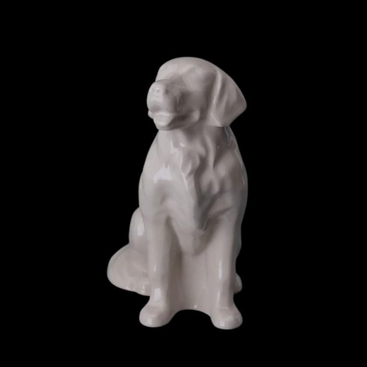 Ceramiczna urna dla zwierząt pies Golden bezbarwny połysk (4).jpg