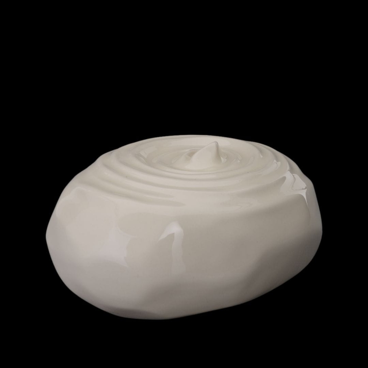 Ceramiczna urna "Kropla czasu" bezbarwny połysk
