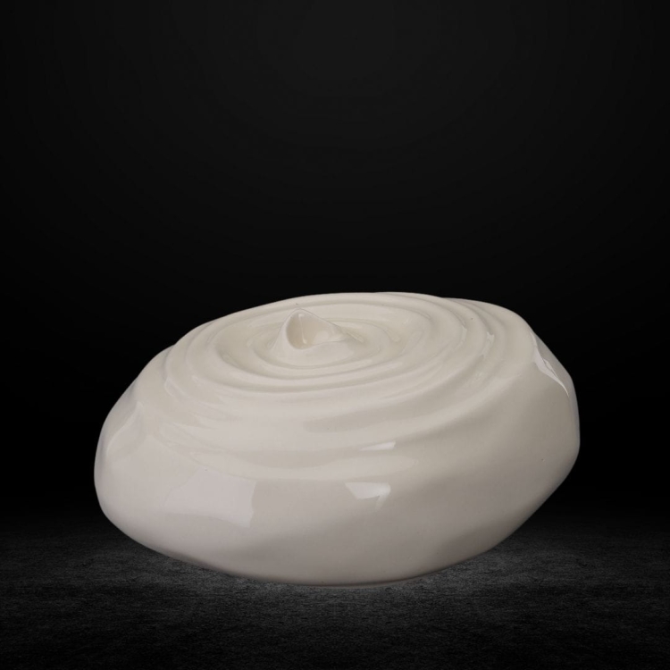 8Ceramiczna urna "Kropla czasu" bezbarwny połysk