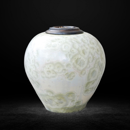 Lumea, Urna ceramiczna duża wysoka, jasne szkliwo krystaliczne.jpg