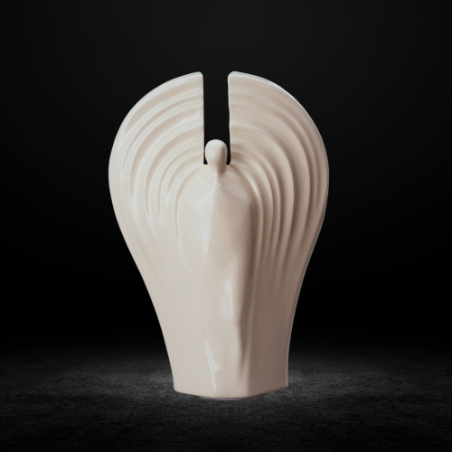 Ceramiczna urna - Anioł - bezbarwne szkliwienie  (2).png