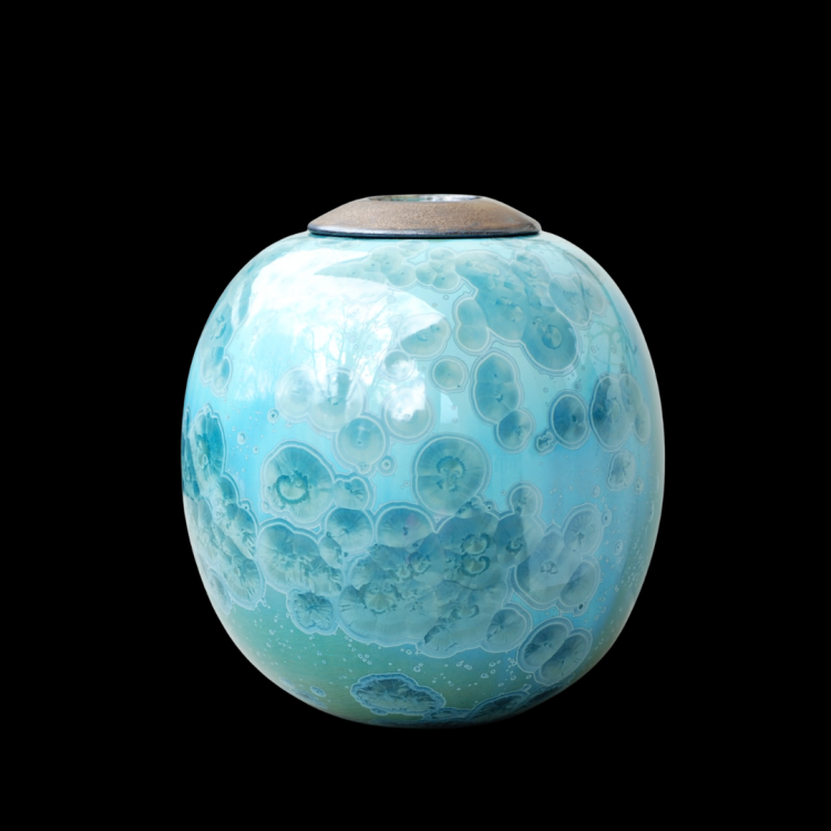 Lumea - Urna ceramiczna - błękitne szkliwo krystaliczne (3).png