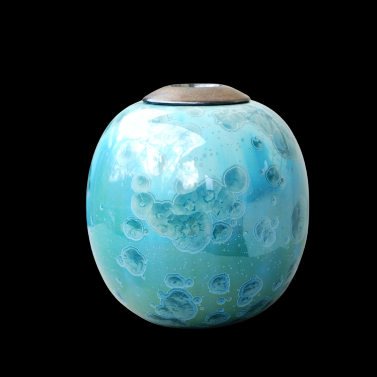 Lumea - Urna ceramiczna - błękitne szkliwo krystaliczne (4).png